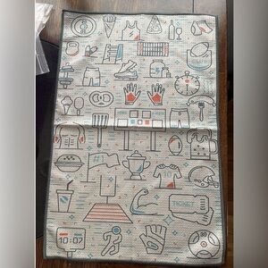 The Mully Sports Towel- Microfiber- Rectangle-Perfect for gym bag, golf, kitchen